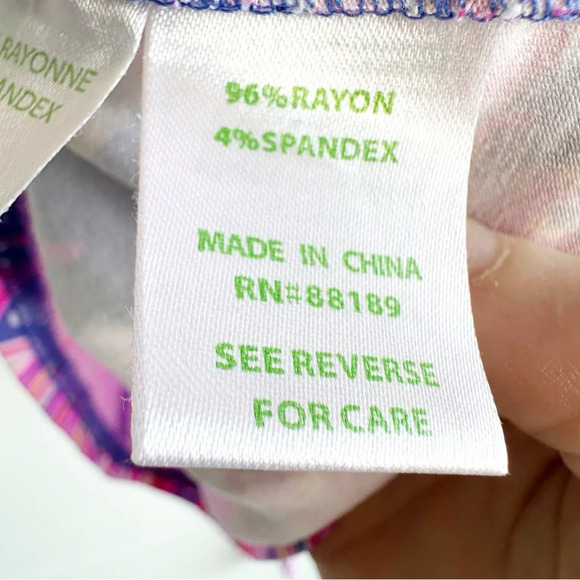 Lilly Pulitzer Karlie Wrap Front Romper Pink Multicolor Size XS Tie Front - Picture 8 of 9